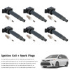 6X Ignition Coil+6X Spark Plug For Toyota Sienna 3.0L/3.3L UF267 2001-2006