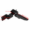 Front Footrests Foot Peg fit for Benelli Tornado 252R 302R 2021-22 TNT 899 2022 BLACK