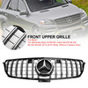 12-15 Benz W166 2012-2015 ML350 400 550 Front Grille Grill GTR Style Chrome Black