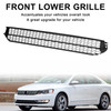 12-15 Volkswagen Passat Honeycomb Front Bumper Lower Grill Grille Black