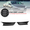 2PCS 12-15 Volkswagen Passat Front Driving Fog Light Cover Black/Chrome