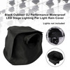 Black Outdoor DJ Performance Waterproof LED Stage Lighting Par Light Rain Cover