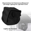 Black Outdoor DJ Performance Waterproof LED Stage Lighting Par Light Rain Cover