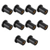 10pcs M4 Rubber Well Nuts Wellnuts for Fairing & Screen Fixing Pack of 10 - 8mm Hole