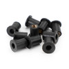 10pcs M5 Rubber Well Nuts Wellnuts for Fairing & Screen Fixing Pack of 10 - 10mm Hole