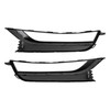 2PCS 12-15 VW Passat Front Honeycomb Driving Fog Light Cover Black