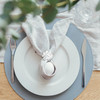 12PCS Napkin Rings w/ Hollow Out Flower Napkin Holder Adornmen Stainless Steel