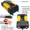 4000W Pure Sine Wave Inverter 12V 220V w LED Display Car Inverter Plug Adapter