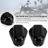 Bar Shield Rear Axle Covers Swingarm For Softail FLS FLSTN 2008-2020 BLK