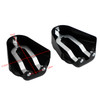 Bar Shield Rear Axle Covers Swingarm For Softail FLS FLSTN 2008-2020 BLK