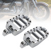 Front Footrests Foot Peg fit for Dyna Sportster 883 Electra Glide Road Glide Silver