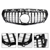 13-15 Mercedes-Benz A-CLASS W176 Front Bumper Grille Grill Gloss Black