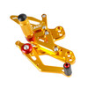 CNC Aluminum Rearsets Footpegs Gold Fits Honda CB CBR 650 R 650 F 2019-2023