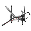 Full Body Workout Adjustable Weight Bench Folding Bench Press W/Barbell Rack