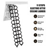 11 Steps 9.5 ft Electirc Attic Ceiling Ladder