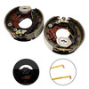 Electric Trailer Brake Kit w/Shields-Self Adjusting-12-1/4"-Left/Right Hand-10K