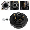 Grease Trailer Hub and Drum Assembly for 5.2&6K Axles-12"-6 on 5-1/2-Pre-Greased