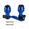 Crash Bobbins Protector Sliders Aluminum Blue For Yamaha Nvx Aerox Nmax 15-19