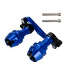 Crash Bobbins Protector Sliders Aluminum Blue For Yamaha Nvx Aerox Nmax 15-19