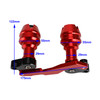Crash Bobbins Protector Sliders Aluminum Red For Yamaha Nvx Aerox Nmax 15-19