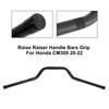 Alloy 7/8" 22mm Raiser Handle Bars Black For HONDA CM300 2020-2022 2021