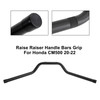 Alloy 7/8" 22mm Raiser Handle Bars Black For HONDA CM500 2017-2022 2021