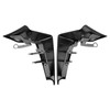 Side Spoilers Aerodynamic Wing Deflector For YAMAHA MT-09 SP FZ09 2021-2022 BLK