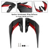 Side Spoilers Aerodynamic Wing Deflector Fairing For Honda CB650R 2019-2023 RED