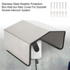 Stainless Steel Weather Protection Box Wall box Rain Cover For Doorbell Socket Intercom System 18 10 10cm