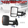 Mitsubishi Ttiton 2015+ Pair of Manual Black Extendable Towing Mirrors