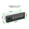 2.5D touch screen 1DIN Bluetooth Stereo Radio FM Car MP3 Player with DAB