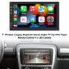 7" Wireless Carplay Bluetooth Stereo Radio FM Car MP5 Player + 4 LED Camera