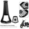 Front Head Cover Horn fairing Tie For VESPA GTS 300 GTV 300 2019-2022 BLK