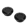 Frame Plugs Inserts Pair Black For Yamaha MT-03 MT03 MT-25 MT25 YZF-R3 2015-2022