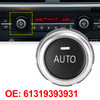 Front/Rear AC Climate Control Knob Button Cover for BMW X5 X6 61319393931