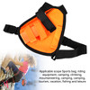Tactical Multifunction Triangle Bag for Field Operations Radio Universal Orange