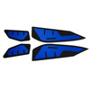 2019-2022 YAMAHA XMAX 250 300 400 Footboard Foot Rest Pad Peg Pedal Mat Plate Blue