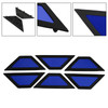 2021-2022 HONDA FORZA NSS 750 Footboard Foot Rest Pad Peg Pedal Mat Plate Blue