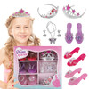 Dress Up Princess Dress Up Heels Jewelry And Tiaras Toys For Little Girls Kids