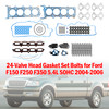 2005-2006 Ford F-350 Super Duty 5.4L 24-Valve Head Gasket Set Bolts