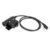 Tactical U94 Ptt Cable Plug Headset Adapter For KPG27D KPG29D TH-D7 TH-F6 TK-208