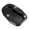 Kickstand Enlarge Plate Pad fit Ducati DESERT X 2022-2023 BLK