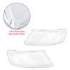 Left +Right Headlight Lens Plastic Cover Shell 4F0941003/04 For Audi A6 2006-2011