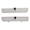 2x Red Rear Bumper Reflector Stop Brake Light For Range Rover L322 Freelander 2