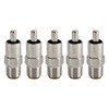 5Pcs Stainless Steel 1/2"NPT Automatic Pig Nipples Water Feeder Drinker Piglets