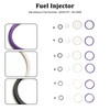 6PCS Fuel Injectors Seal O-Ring Kit Fit Caterpillar C7 Fit CAT C7 Internal