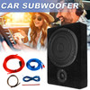 8" 600W Car Subwoofer Under-Seat Amplifier Speaker Audio Sub Woofer Slim Box US