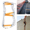 5 Meters Fire Escape Ladder Folding Emergency Rescue Rope Nylon Epoxy Resin Fireproof