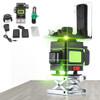 3D 360° 12 Line Green Laser Level Auto Self Leveling Rotary Cross Measuring Tool