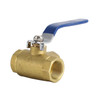 3/4" 3 Way Ball Valve Three T Port NPT Brass Female Type For Water Oil And Gas